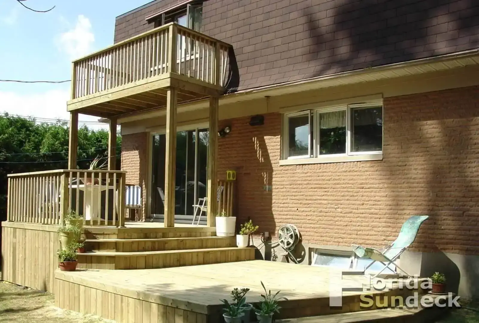 Deck in Saint-Lazare