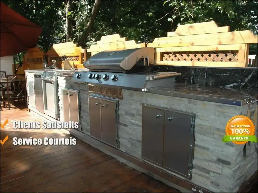 BBQ Extérieur sur mesure au West Island de Montréal BBQ Extérieur sur mesure