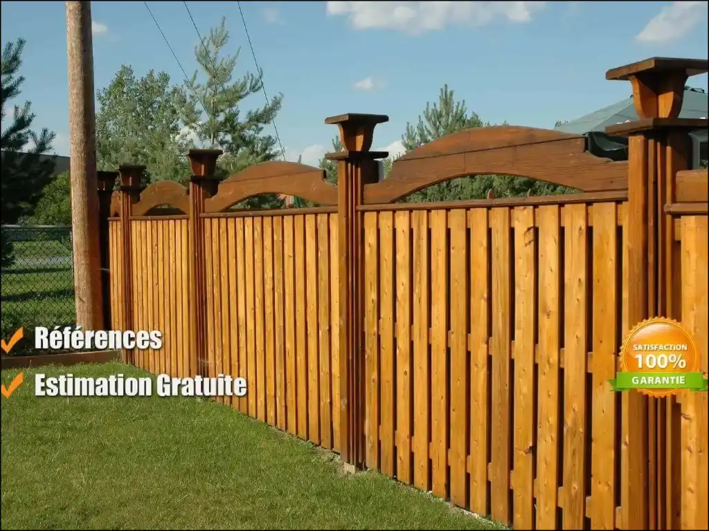 Construction d'une Clôtures en bois traite au West Island de Montréal Contruction d'une Clôtures