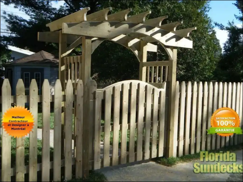 Clôture Batit à Pointe-Claire Clôture en bois Traité